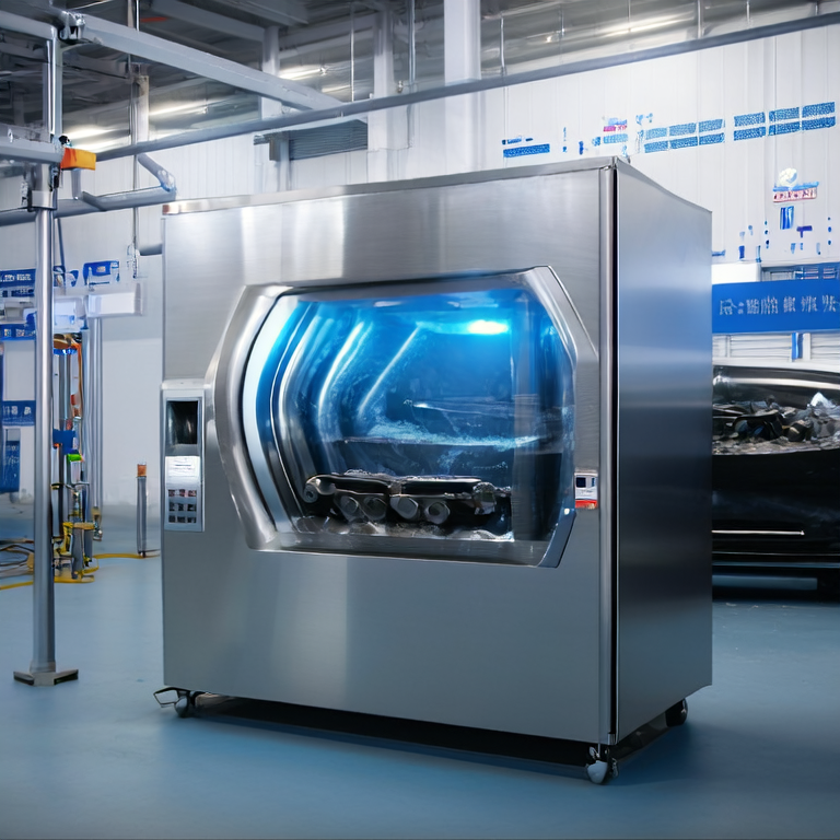 Ultrasonic Cleaner in Action