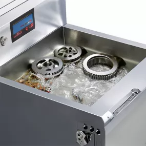 What types of contamination ultrasonic cleaning handles best