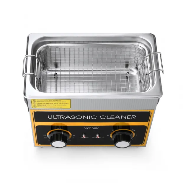 3.2L Mechanical Knob Control Timer Heater Adjustable Ultrasonic Cleaner