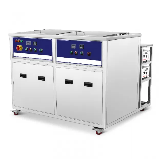 800L Dual Tank Industrial Ultrasonic Cleaner with Cleaning Drying and Heater & Timer