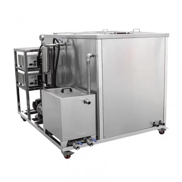 800L Dual Tank Industrial Ultrasonic Cleaner with Cleaning Drying and Heater & Timer