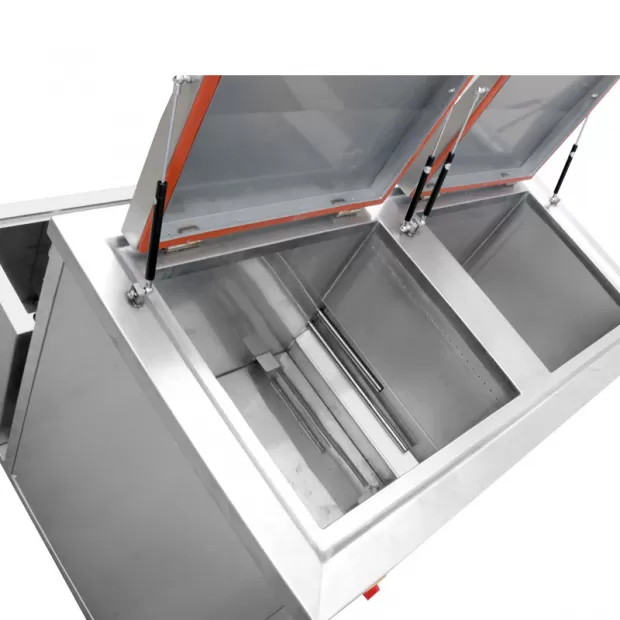 800L Dual Tank Industrial Ultrasonic Cleaner with Cleaning Drying and Heater & Timer
