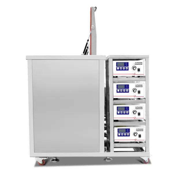 800L 3-Tank 40KHz Automated Ultrasonic Cleaning System with Cleaning Rinsing Drying