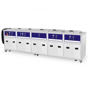 100-2000L 6-Tank Multi-Stage Ultrasonic Cleaner for Aerospace & Automotive