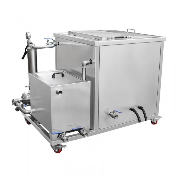 38-1500L Single Tank Automated Ultrasonic Cleaner with Filtration System