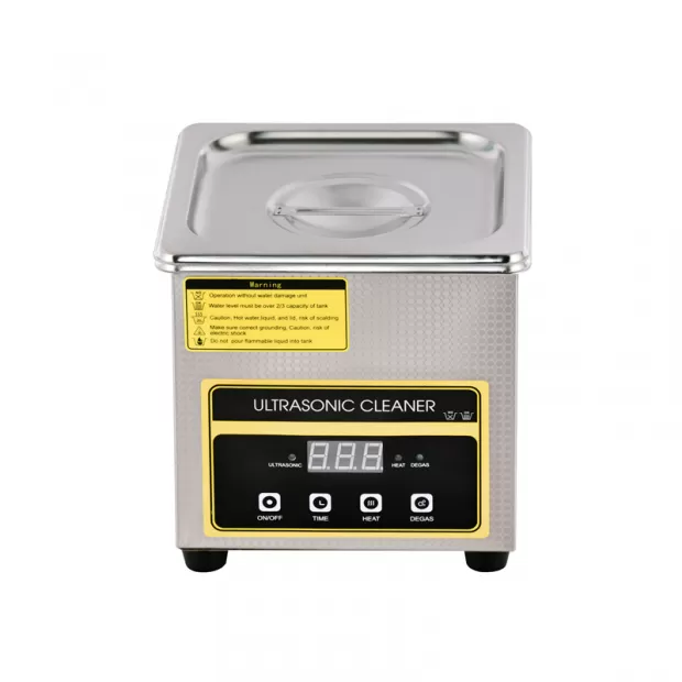 1.3L Digital Ultrasonic Cleaner with LCD Display, Timer & Heater for Precision Cleaning