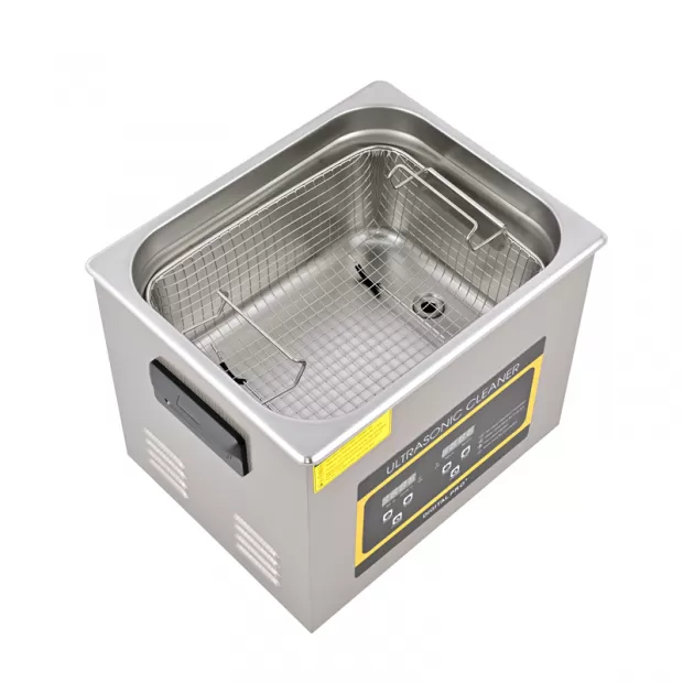 1.3L Digital Ultrasonic Cleaner with LCD Display, Timer & Heater for Precision Cleaning