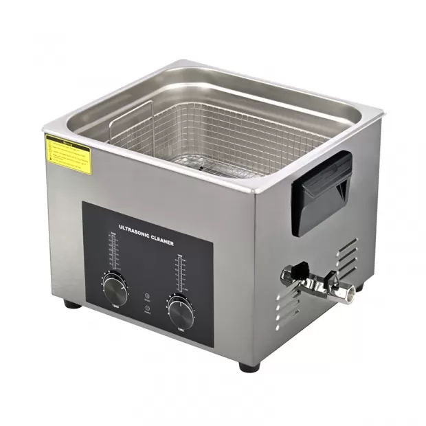 6.5L Mechanical Knob Control Timer Heater Adjustable Benchtop Ultrasonic Cleaner