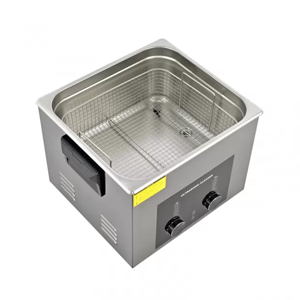 6.5L Mechanical Knob Control Timer Heater Adjustable Benchtop Ultrasonic Cleaner