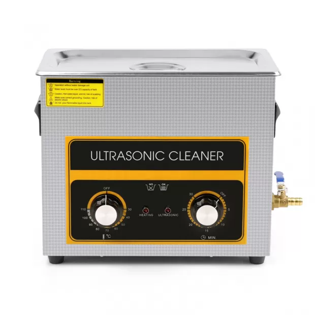 6.5L Heavy-Duty Mechanical Ultrasonic Cleaner with Timer, Heater