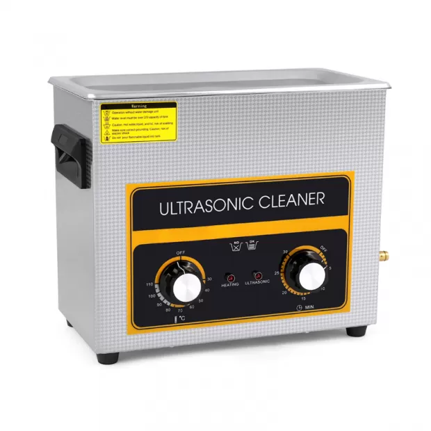 6.5L Heavy-Duty Mechanical Ultrasonic Cleaner with Timer, Heater