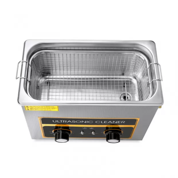 6.5L Heavy-Duty Mechanical Ultrasonic Cleaner with Timer, Heater