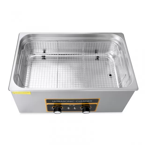 22L Professional Mechanical Ultrasonic Cleaner with Timer & Heater for Commercial Use