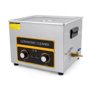 15L Industrial Mechanical Ultrasonic Cleaner with Adjustable Timer & Heater for Large Parts