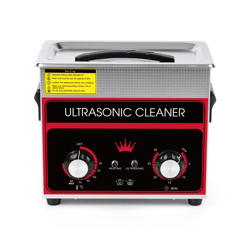 3.2L Mechanical Knob Control Timer Heater Adjustable Ultrasonic Cleaner
